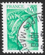 TIMBRE N° 1967   -  SABINE DE GANDON   -    OBLITERE  - 1977 / 1978 - Used Stamps