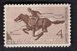 2006164643 1960 SCOTT 1154 (XX) POSTFRIS MINT NEVER HINGED -  PONY EXPRES RIDER - Ongebruikt