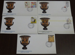 Greece 2005 Greek Caricature Unofficial FDC - FDC