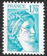 TIMBRE N° 1976   -  SABINE DE GANDON   -   OBLITERE  - 1977 / 1978 - Used Stamps