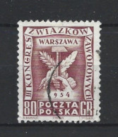 Poland 1954 7th Worker's Congress Y.T. 750 (0) - Used Stamps