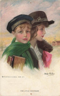 ILLUSTRATEURS - SIGNES - The Little Neighbords - Boileau Philp - Un Garçon - Une Jeune Fille - Carte Postale Ancienne - Boileau, Philip