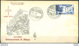 Zona A. Fiera Di Milano FDC 1952. - Andere & Zonder Classificatie