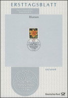 ETB 20/2006 Blumen, Feuerlilie 3,90 Euro - 2001-2010