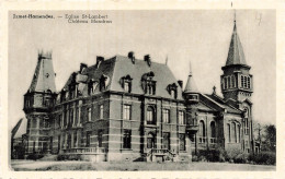 BELGIQUE - Jumet Hamendes - Eglise Saint Lambert - Château Mondron - Carte Postale Ancienne - Andere & Zonder Classificatie