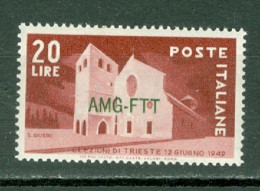 Trieste Zone A   Sassone  42  * *  TB   - Mint/hinged