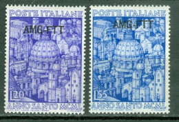 Trieste Zone A   Sassone  73/74  * *  TB  - Mint/hinged