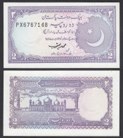 PAKISTAN -  2 RUPEES Banknote (1989-99) Pick 37 UNC (1)   (29975 - Otros – Asia