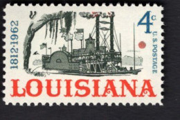 204506908 1962 SCOTT 1197 (XX) POSTFRIS MINT NEVER HINGED  -  LOUISIANA STATEHOOD 150TH ANNIV - STEAMSHIP - Ungebraucht