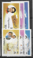 Tuvalu Mnh ** Diana Set 1981 6 Euros - Tonga (1970-...)