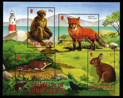 Gibraltar 2002 - Mi.Nr. Block 51 - Postfrisch MNH - Tiere Animals - Gibilterra