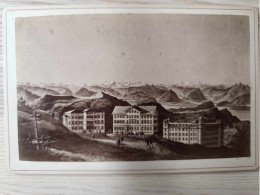 Photographie Ancienne 13/18cm - Panorama à La Montagne - A Identifier - Photo Otto Uhlig Zurich - Europe