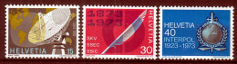 Switzerland / Helvetia / Schweiz / Suisse 1973 ⁕ Annual Events / Jahresereignisse Mi.988-990 ⁕ 3v MNH - Nuevos