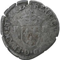 France, Henri IV, Douzain Aux Deux H, 1594, Billon, TB, Gadoury:552 - 1589-1610 Henri IV Le Vert-Galant