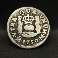 1/2 REAL ARGENT MEXICO 1750 FERNADO VI COLONIALE MEXIQUE / NOUVELLE ESPAGNE - México