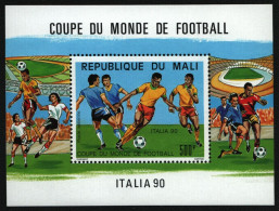Mali 1990 - Mi-Nr. Block 28 ** - MNH - Fußball / Soccer - Mali (1959-...)