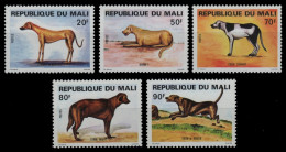 Mali 1979 - Mi-Nr. 728-732 ** - MNH - Hunde / Dogs - Mali (1959-...)