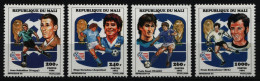 Mali 1994 - Mi-Nr. 1196-1199 A ** - MNH - Fußball / Soccer - Mali (1959-...)