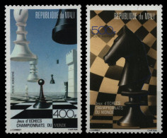 Mali 1986 - Mi-Nr. 1073-1074 ** - MNH - Schach / Chess - Mali (1959-...)