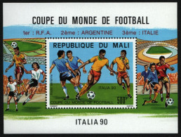 Mali 1990 - Mi-Nr. Block 29 ** - MNH - Fußball / Soccer - Malí (1959-...)