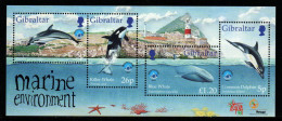 Gibraltar 1998 - Mi.Nr. Block 34 - Postfrisch MNH - Tiere Animals Wale Whales - Walvissen