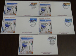 Greece 2006 Greek Islands Imperforate SET Unofficial FDC - FDC