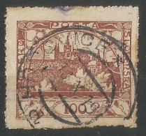 CESKOSLOVENSKO 1919 Perfored 100 Heller Rare - Used Stamps