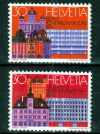 Switzerland / Helvetia / Schweiz / Suisse 1974 ⁕ UPU Congress Lausanne  / Berne Mi.1027/28 ⁕ 2v MNH - Nuevos