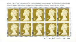 Arnold Machin 2011. - Blocks & Miniature Sheets