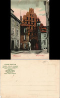 Ansichtskarte Stralsund Straßenpartie - Semlowerthor 1907 - Stralsund
