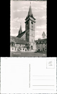 Ansichtskarte Öhringen Strassen Ansicht Partie A.d. Kirche 1955 - Oehringen