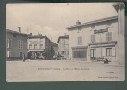 CP - 69 - Bois-d'Ouingt - Place - Hôtel De France - Le Bois D'Oingt