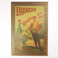 Poster Pubblicitario A Colori Bottiglie Di Maraschino Di Zara Dell'antica Distilleria Luxardo - Manifesti