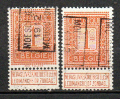 2021 Voorafstempeling Op Nr 108 - MOESCROEN 1912 MOUSCRON - Positie A & B - Roller Precancels 1910-19