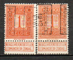 2170 Voorafstempeling Op Nr 108 - MOESCRON 1913 MOUSCRON - Positie A & B - Roulettes 1910-19