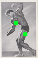 MASCULIN HOMME TORSE NU Sport Bodybuilding Lutteur Catcheur Robert Duranton Fut  Monsieur Europe 1953 / 125 X 90 - Diploma & School Reports