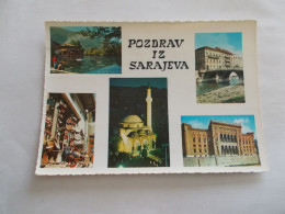 POZDRAV IZ SARAJEVA  SARAJEVO ( BOSNIE BOSNIA ) MULTIVUES  5 BELLES VUES COLORISER DONT ANIMEES - Bosnia And Herzegovina