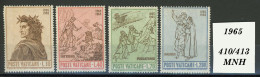 Città Del Vaticano: Dante, 1965 - Unused Stamps