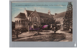 CPA - PLESTIN LES GREVES 22 - Institution Notre Dame La Cour D'Honneur La Chapelle  - Plestin-les-Greves