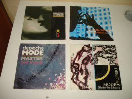 B14/  Lot De 4 Vinyles  SP - 7" -  Depeche Mode - Rock