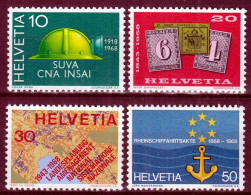 Switzerland / Helvetia / Schweiz / Suisse 1968 ⁕ Annual Events / Jahresereignisse Mi.887-890 ⁕ 4v MNH - Unused Stamps