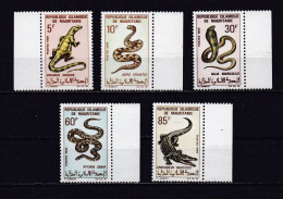 MAURITANIE 1969 TIMBRE N°263/67 NEUF** REPTILES - Mauritania (1960-...)