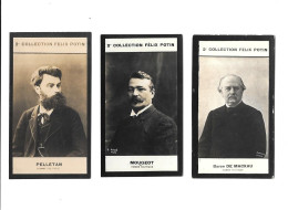 CN08 - CHROMOS FELIX POTIN 2ème COLLECTION - BARON DE MACKAU - CAMILLE PELLETAN - MOUGEOT - Félix Potin