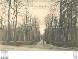 78.  SAINT GERMAIN EN LAYE .  Route De Carrière . - St. Germain En Laye (Château)