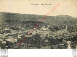 07.  LES VANS .  Vue Générale . - Les Vans