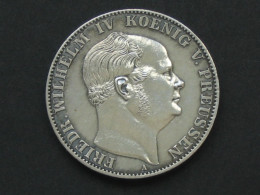 ALLEMAGNE - ROYAUME DE PRUSSE - FRÉDÉRIC-GUILLAUME IV Thaler 1860 Berlin  **** EN ACHAT IMMEDIAT **** - Monedas Pequeñas & Otras Subdivisiones