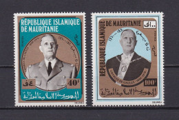 MAURITANIE 1971 TIMBRE N°293/94 NEUF** GENERAL DE GAULLE - Mauritanie (1960-...)