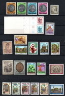 LUXEMBURG,LUXEMBOURG, 1986 Kompletter Jahrgang Mi. 1143-1167 , YT 1093-1117,COMPLETE YEAR , POSTFRISCH, NEUF - Années Complètes