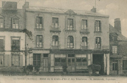56 LE FAOUET - Hotel De La Croix D'Or Et Des Touristes - M BRIAND , Propriétaires  - TB - Le Faouet