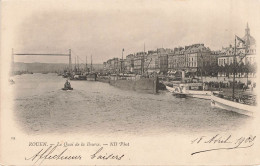 FRANCE - Rouen - Le Quai De La Bourse - Carte Postale Ancienne - Rouen